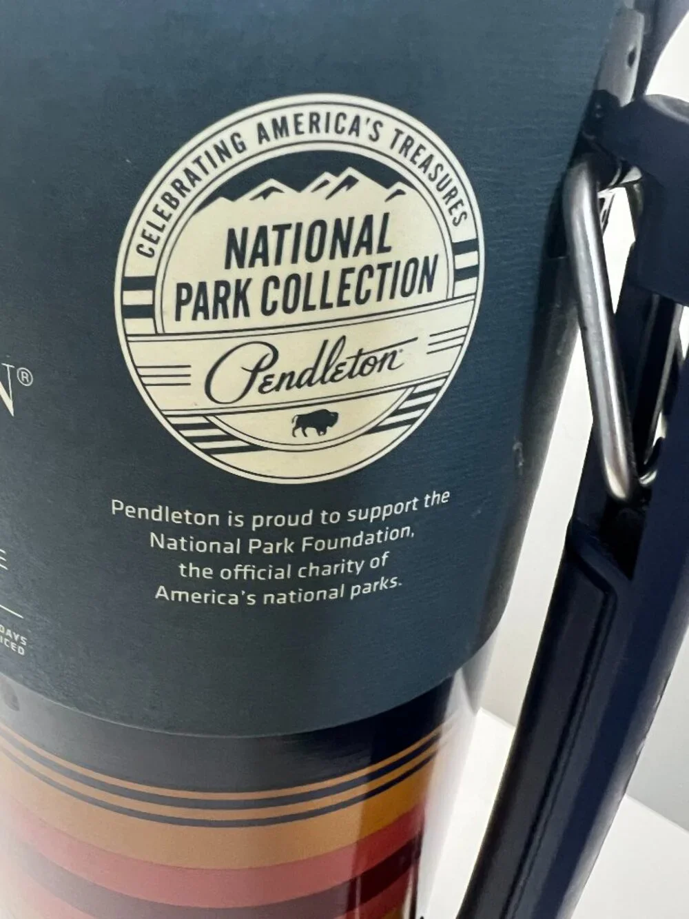 New Stanley Pendleton 1.5 Qt Vacuum Bottle Navy Blue